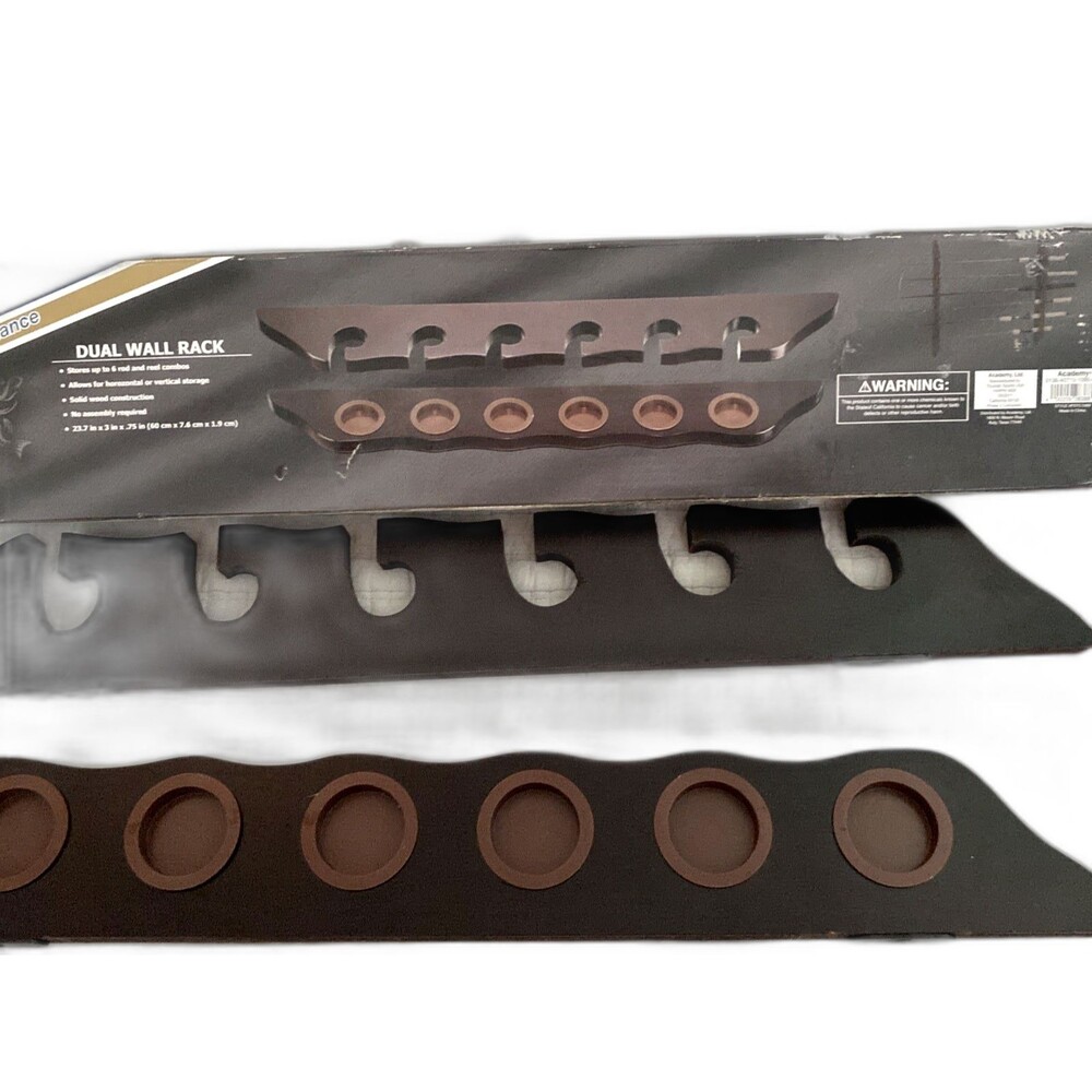 Tournament Choice Fishing Pole Dual Wall Rack - Picture 2 of 2